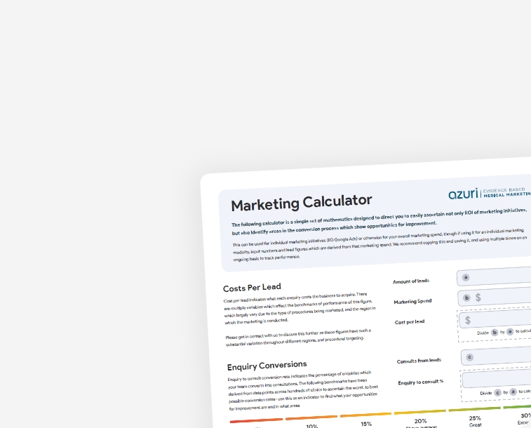 Google Ads ROI Calculator, Azuri Medical Marketing